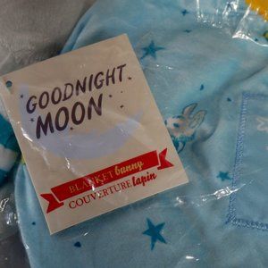 Goodnight Moon Board Book and Bunny Plush Stuffed Animal Blanket